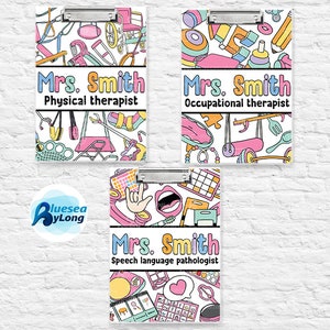 SLP OT PT Clipboard Speech Therapy Gift Occupational Therapy Clipboard ...