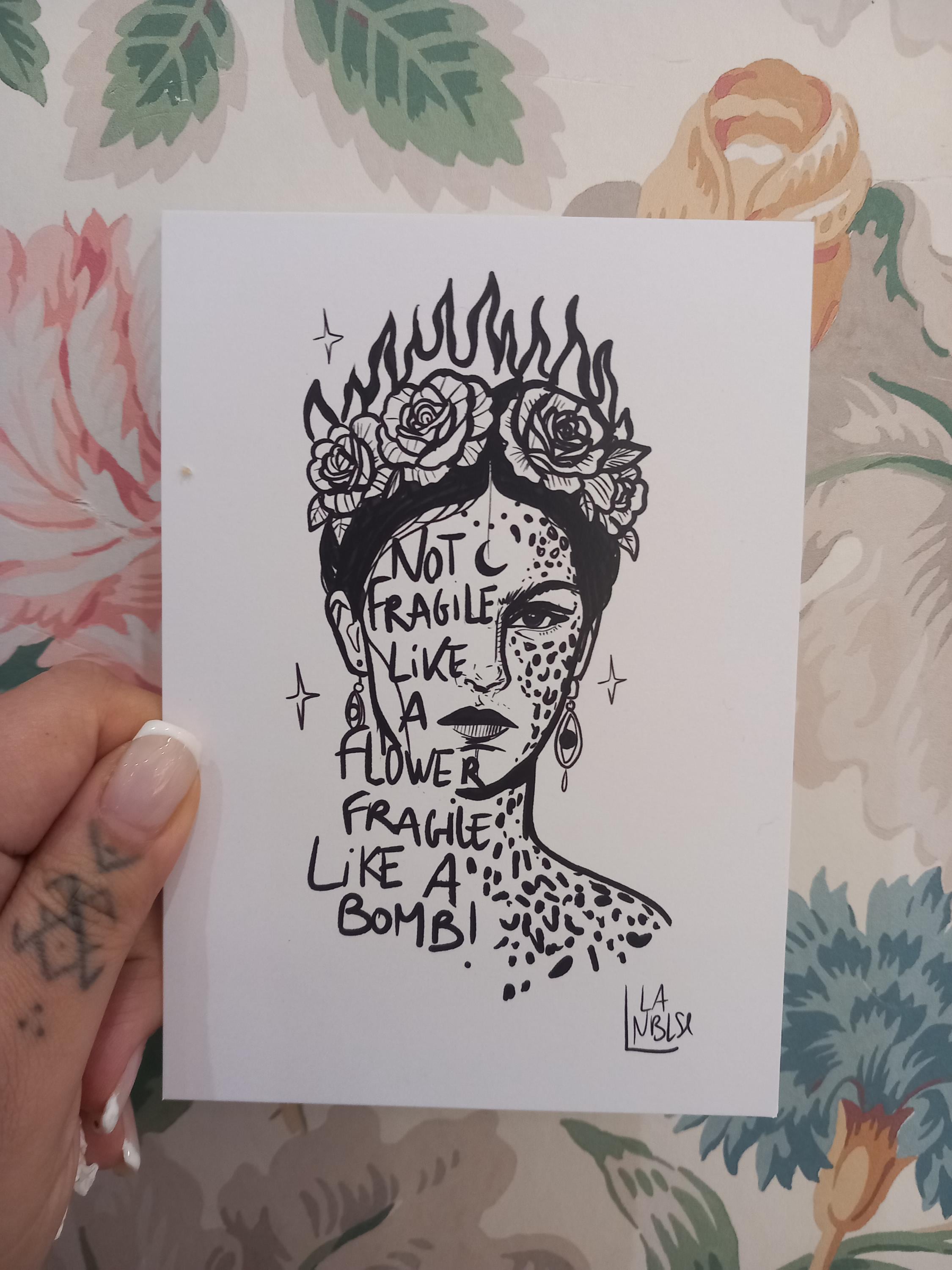 Frida Tattoo - Etsy Ireland