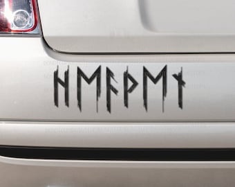 AzureGreen Pagans Do It In The Woods Bumper Sticker - 11.5x3 Inch Outdoor Vinyl Decal