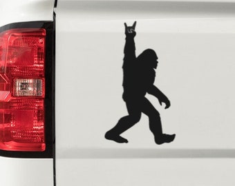 Sasquatch Decal: Bigfoot Cryptid Creature Car Decor