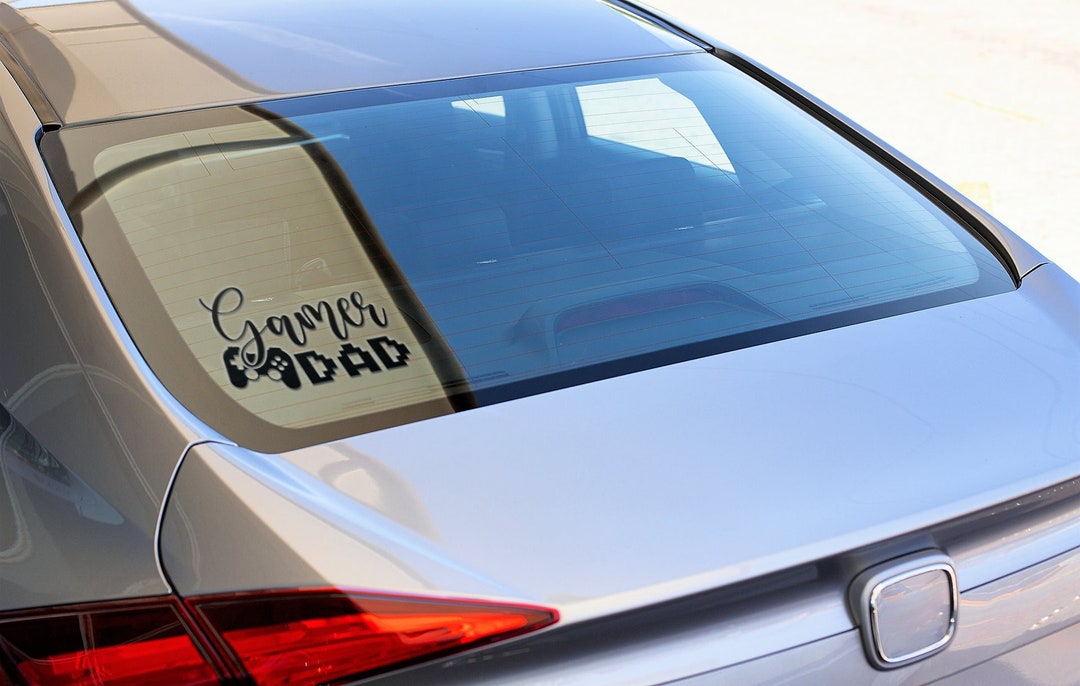 Gamer Mom, Gamer Dad Decal Window Decal Bumper Sticker Window Sticker ...