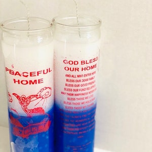 Peaceful Home 7 Day Candles/Vela de Paz en el Hogar de 7 Dias.