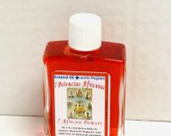 7 African Power Spiritual Oil/Aceite Espiritual de 7 Potencias Africanas.