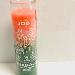 Velas de 7 dias Job Two Colors/Vela de Trabalho de 2 Tonos de 7 Dias.