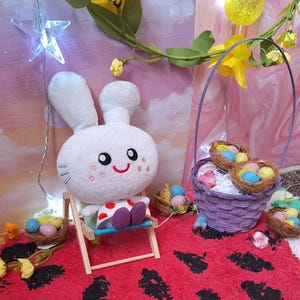 Honey Moshi Monsters bunny plushie for adoption
