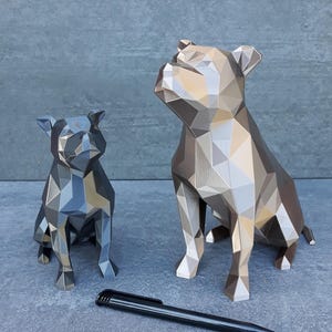 Staffordshire Bull Terrier Design Sculptuur Cadeau Idee Hondenliefhebber