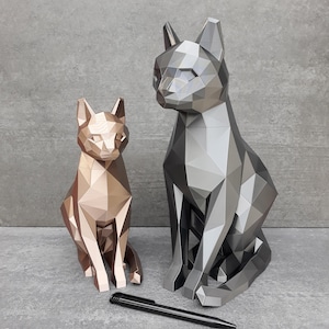Kattenontwerp Sculptuur Kattenliefhebber Huisdier