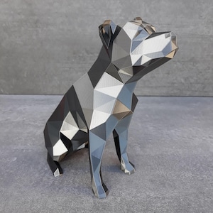 American Staffordshire Terrier design sculpture, gift idea for dog lovers