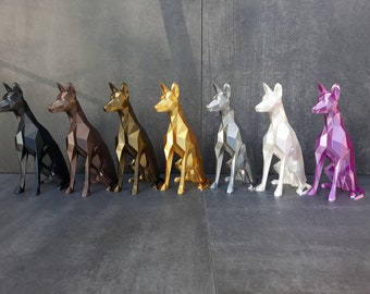 Podenco design sculpture gift idea dog lovers