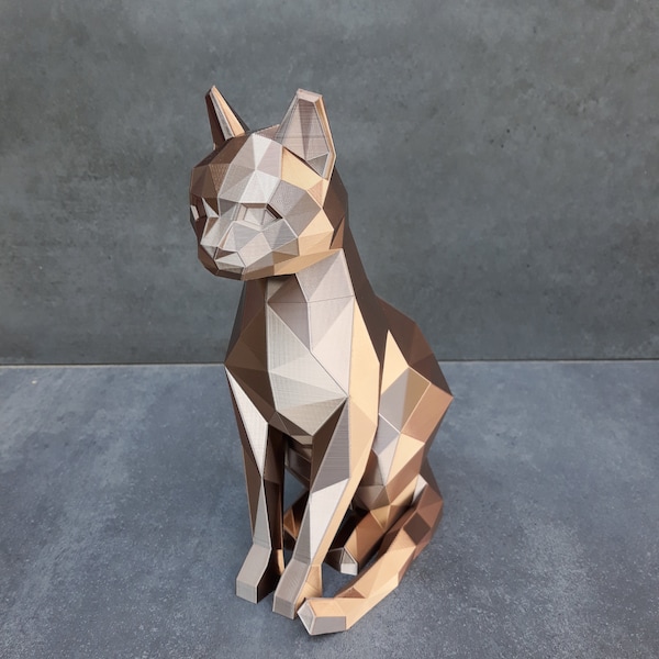 Katze Design Skulptur Katzenliebhaber Haustier