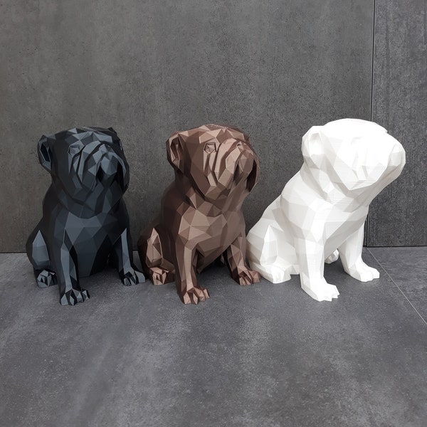 Englische Bulldogge Designskulptur Geschenkidee Hundeliebhaber