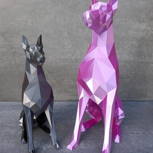 Dobermann Design Skulptur Geschenkidee Hundeliebhaber
