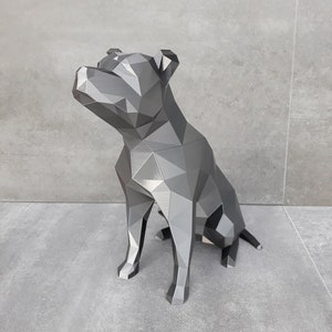 American Staffordshire Terrier design sculpture gift idea for dog lovers and pet owners