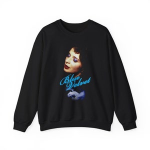 Blue velvet sweatshirt store