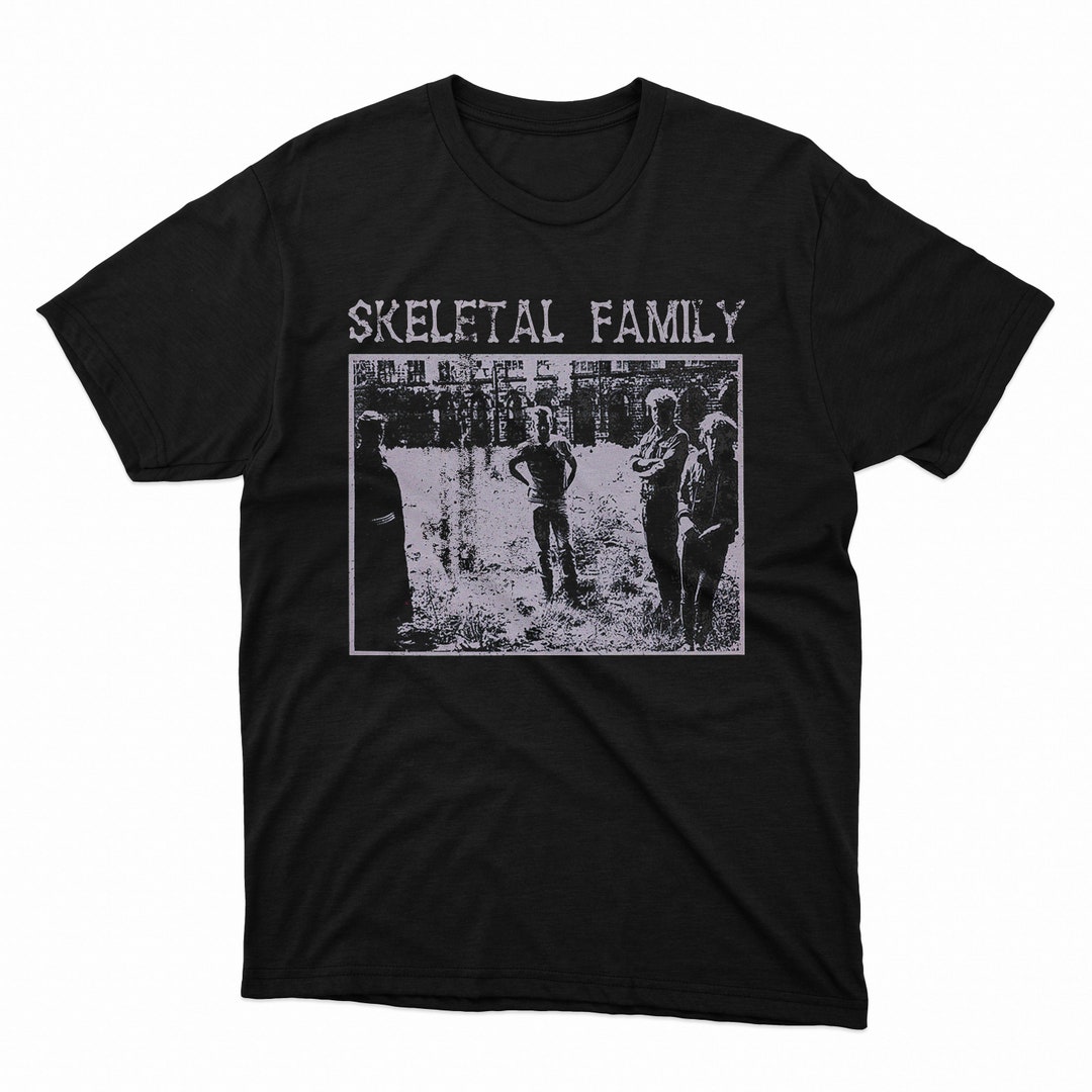 Skeletal Family T-shirt, Bauhaus, Xmal Deutschland, Sisters of Mercy ...