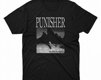 Phoebe Bridgers Shirt Punisher Album Tee, Boygenius, Lucy Dacus, Julien Baker, Better Oblivion Community Center, Leith Ross, Lizzy McAlpine