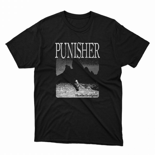 Phoebe Bridgers Shirt Punisher Album Tee, Boygenius, Lucy Dacus, Julien Baker, Better Oblivion Community Center, Leith Ross, Lizzy McAlpine