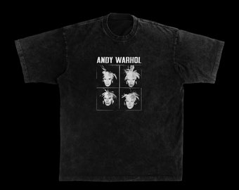 Andy Warhol Shirt Andy Warhol Unisex Acid Wash Tee