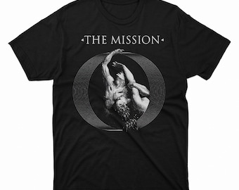 The Mission Band Shirt Retro Darkwave Post Punk T-Shirt Underground Tee