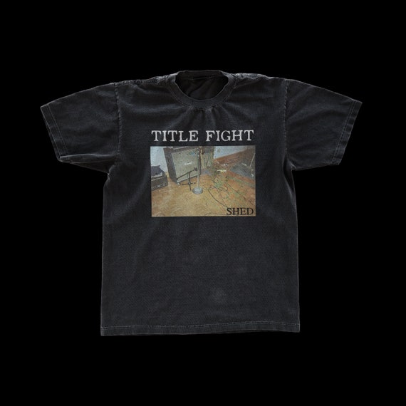 Title Fight Shirt Hardcore Punk Graphic Tee Heavyweight Vintage Fit