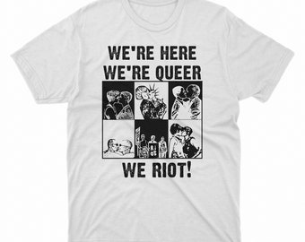 Camiseta punk, camiseta queer riot