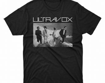 ULTRAVOX Shirt 80s New Wave T-Shirt Vintage Fit Post Punk Tee