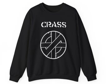 Crass Sweatshirt Anarcho Punk Sweater Crewneck