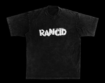 Rancid Shirt Unisex Acid Wash T-Shirt, Bad Religion, The Mighty Mighty Bosstones, Anti-Flag, Less Than Jake, Street Dogs, Lagwagon, Vandals