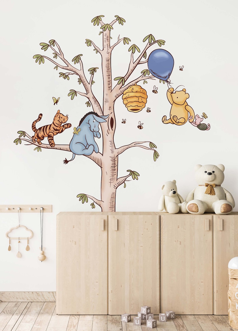 Disney Classic Winnie the Pooh Wall Art Tiger Eeyore Piglet on Etsy UK