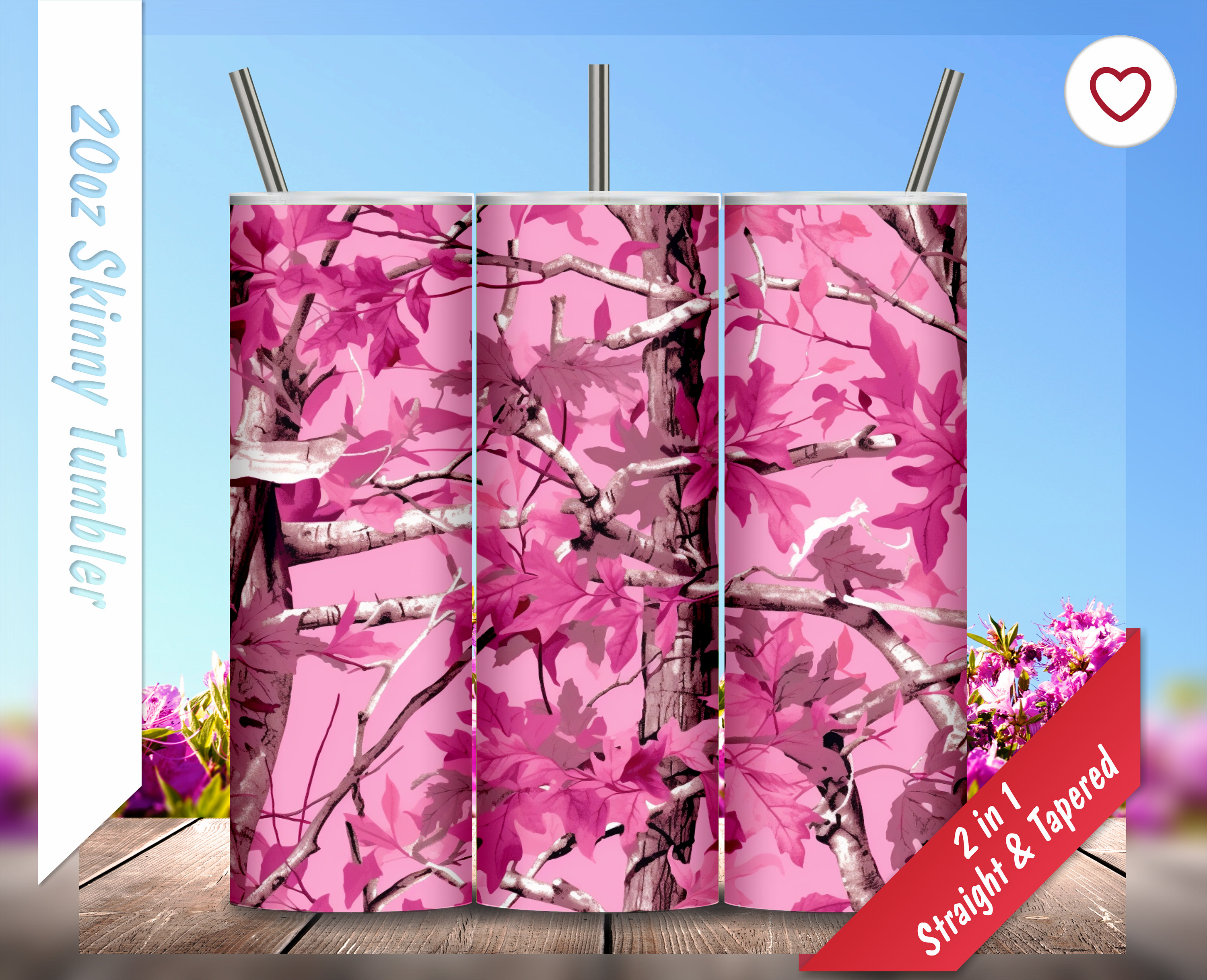 Realtree Pink Camouflage Background