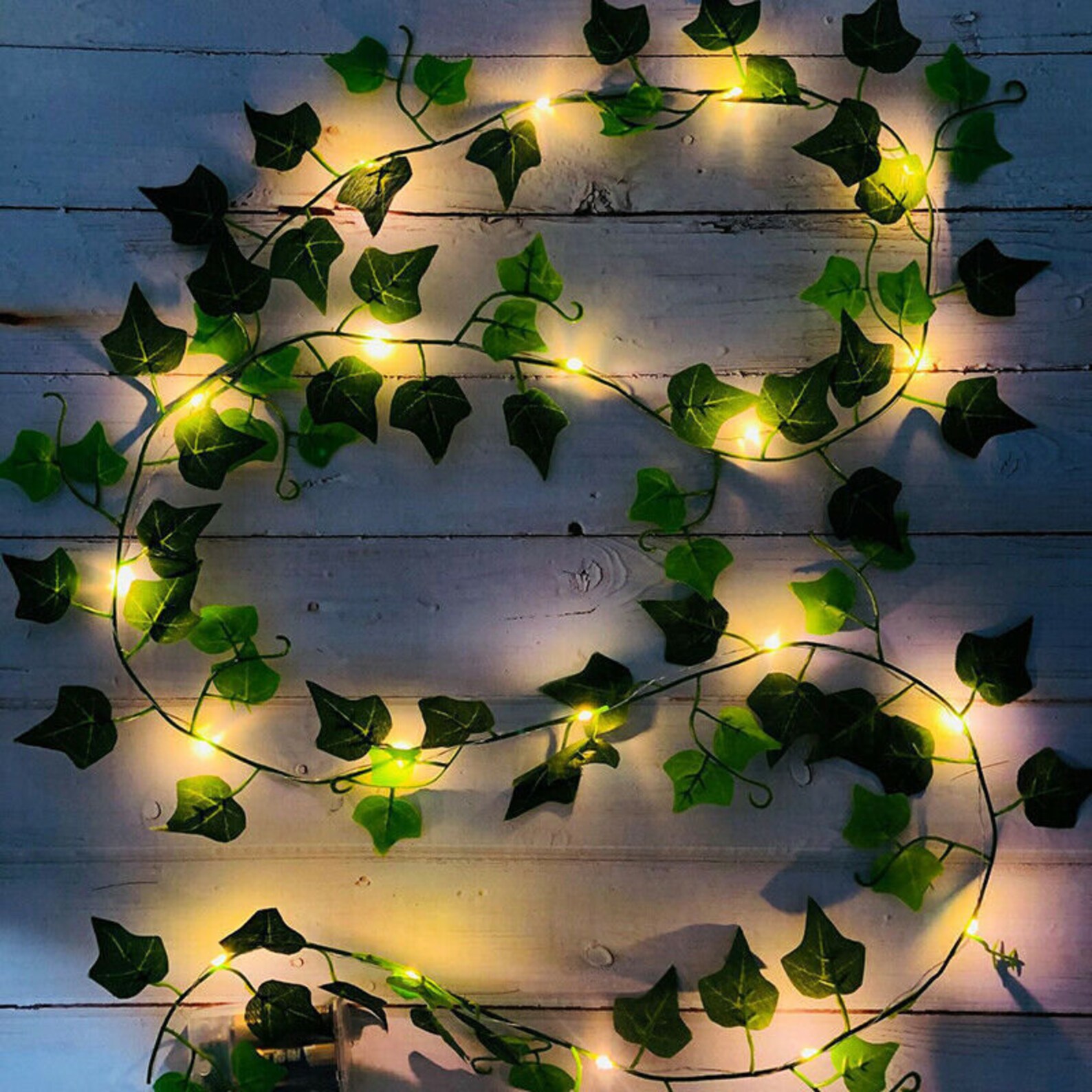 Artificial Ivy Fairy Lights Hanging Room Decoration Etsy UK