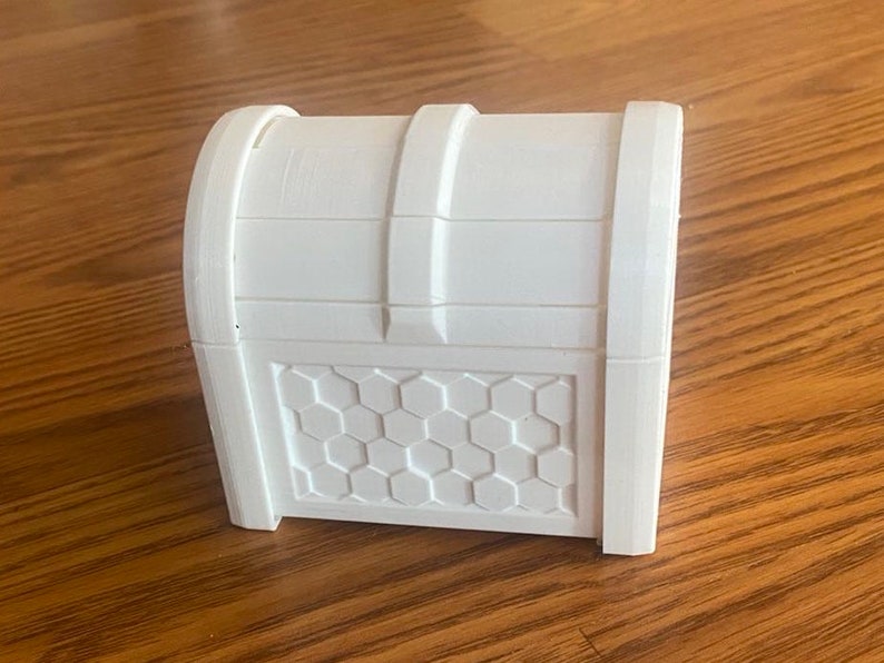 3D Printed Treasure Chest Puzzle Box - Etsy