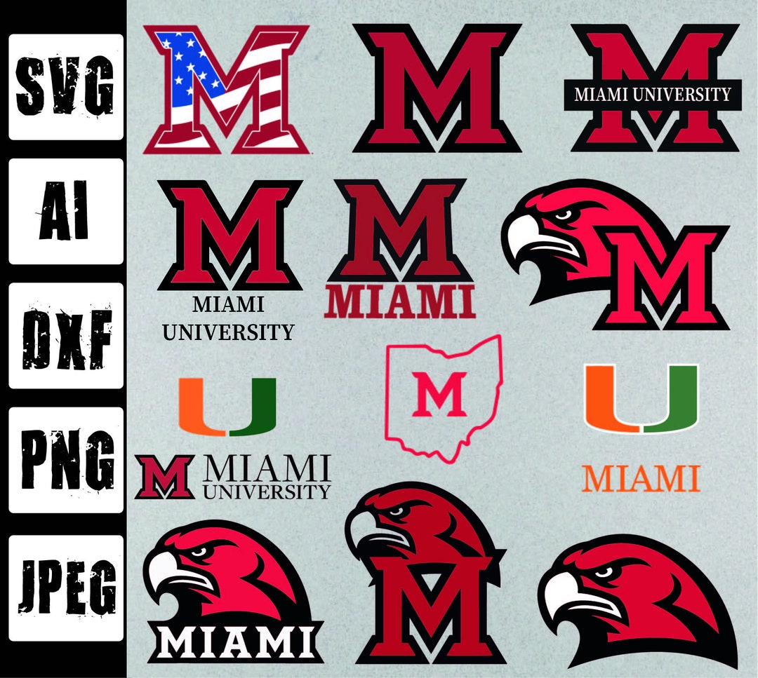 Miami University Logo miami University Svgmiami University Etsy