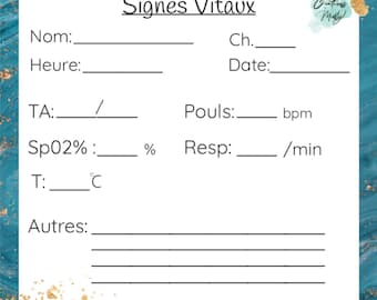 Post-it Vital Signs