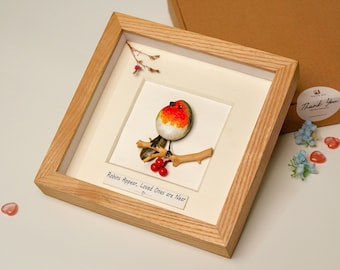 Custom Loss of Loved Ones Robin Memorial Gift, Robins Appear When Loved Ones are Near, In Loving Memory Gift, Robin Bird Gift, Sympathy Gift