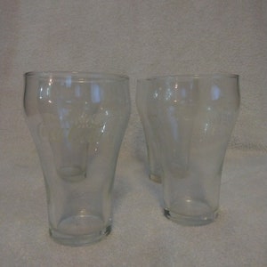 Vintage Coca Cola Glasses (set of 4)