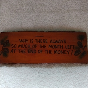 Vintage Wood Plaque