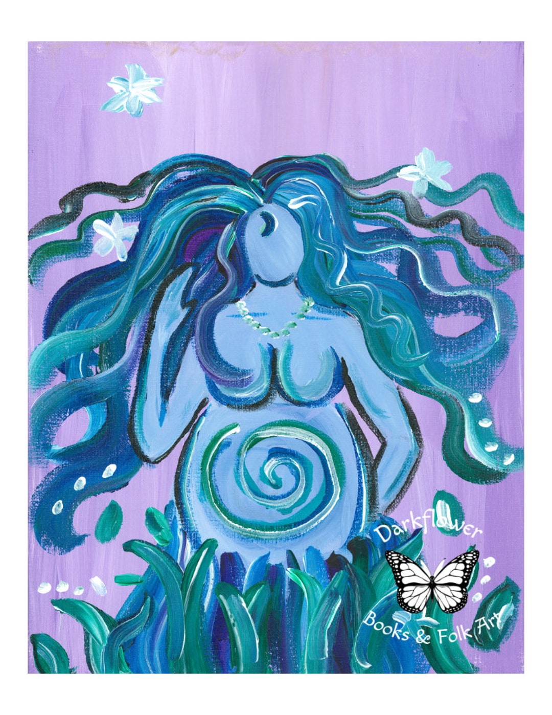 8" by 10" Art Print MOTHER Goddess GAIA - Etsy