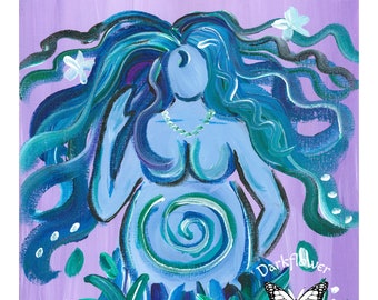 8" by 10" Art Print MOTHER Goddess