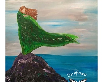 8” by 10” Art Print QUEEN of the WESTERN ISLES