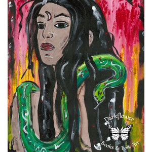 8&quot; by 10&quot; Art Print EVE Snake