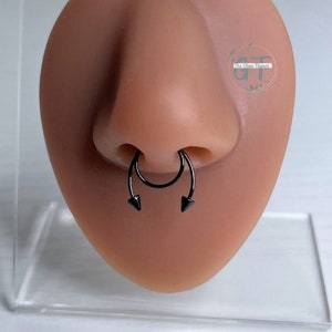 Septum Jewelry Goth - Faux Nose Ring Septum - Fake Nose Ring - Clip On Nose Ring - Fake Septum Piercing - Cute Septum Jewelry Nose Ring