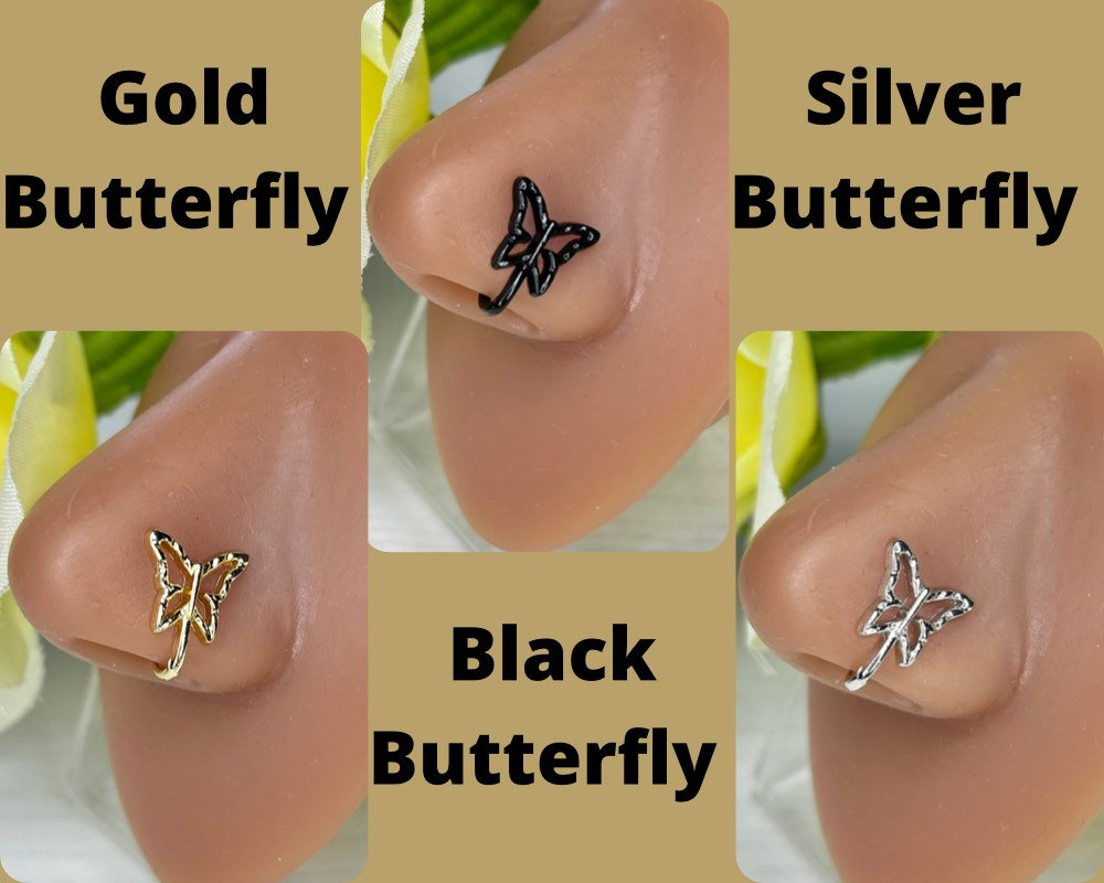 Butterfly Nose Ring - Shop on Pinterest