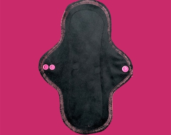 Black Plush Velour Cloth Pads