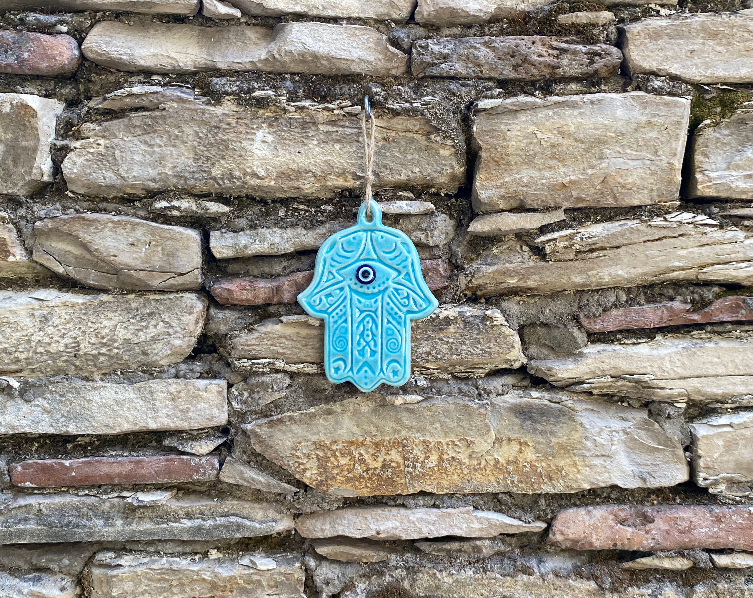 Pottery Fatima Hand Living Room Wall Decor Ceramic Outdoor Decoration