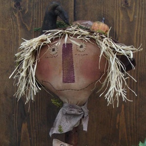 Elmer Scarecrow - Instant Download - PDF - E Pattern - Doll Folkart Pattern - Primitive