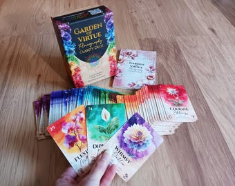 NEW! Garden of Virtue Floriography Deck 148 Clarity Cards Language of Flowers