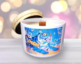 Vela perfumada K-Pop Derpy Tiger Fizzy Soda Pop Ramune