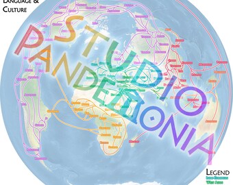 Global Map of Human Migrations, Languages, and Cultures