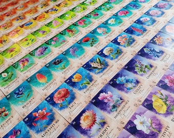 PREORDER Garden of Virtue Floriography Deck 148 Clarity Cards Language of Flowers